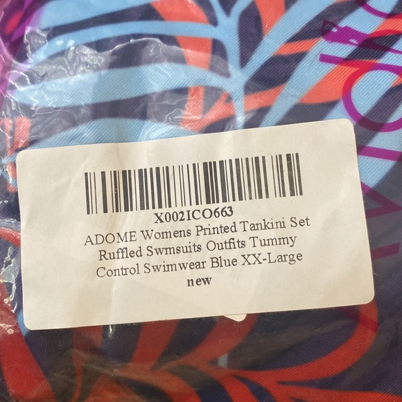 Floral Print Halter Top Tankini - Picture 10 of 10